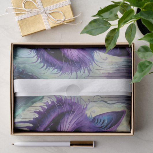 Creepy Cheshire Cat Decoupage Paper Seidenpapier (Geschenk)