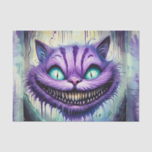 Creepy Cheshire Cat Decoupage Paper Seidenpapier