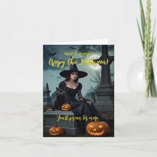 Creepy Chic Halloween Faltenladung (Vorderseite)