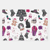 Creepy Christmas Favorite Dings Geschenkpapier Set (Vorderseite 2)