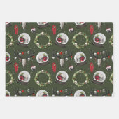 Creepy Christmas Reindeer Geschenkpapier Set (Vorderseite 2)