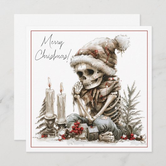 Creepy Christmas Skeleton (Vorne/Hinten)