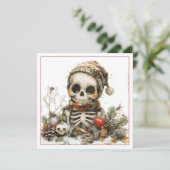 Creepy Christmas Skeleton (Stehend Vorderseite)