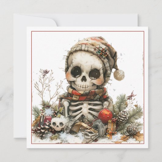 Creepy Christmas Skeleton (Vorderseite)