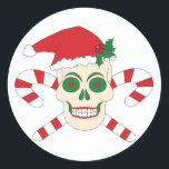 Creepy Christmas Stickers<br><div class="desc">Wenn Sie zu Halloween noch nicht fertig sind,  aber Weihnachten kommt,  feiern Sie mit einem gruseligen Weihnachtsdesign.</div>