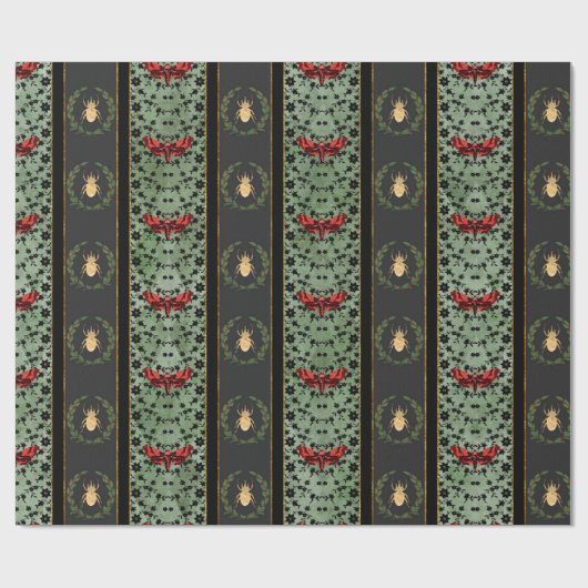 Creepy Christmas Wrapping Paper mit Bugs Geschenkpapier (Flach)