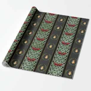 Creepy Christmas Wrapping Paper mit Bugs Geschenkpapier