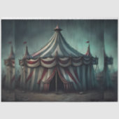 Creepy Circus Zent Moody Decoupage Paper Seidenpapier (Vorderseite)