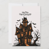 Creepy & Classy Halloween Party Invitation Einladung (Rückseite)