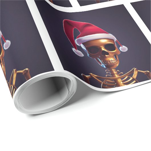 Creepy Claus Christmas Geschenkpapier (Rolleneckpunkt)