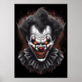 Creepy Clown Beängstigend Poster Wall Decke (Vorne)