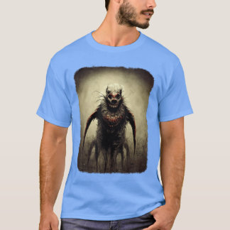 Creepy Clown Evil Scary Clown Insane Horror Hallow T-Shirt