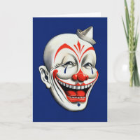 Creepy Clown Geburtstagskarte