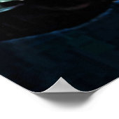 Creepy Clown Horror Scene Design Poster (Ecke)