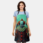 Creepy Clown Horror Scene Design Schürze (Getragen)
