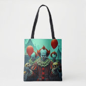 Creepy Clown Horror Scene Design Tasche (Vorderseite)