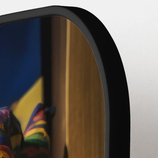 Creepy Clown Pickleball Paddle (Linke Seite)