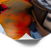 Creepy Clown Reitpferd Poster (Ecke)