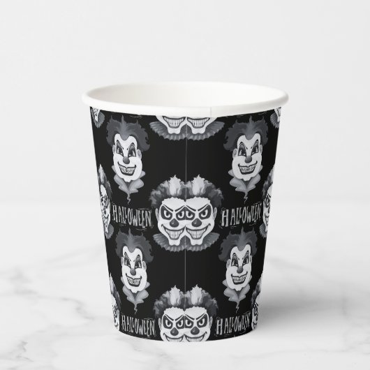 Creepy Clowns Spooky Halloween-Party Pappbecher (Rechts)