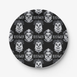 Creepy Clowns Spooky Halloween-Party Pappteller