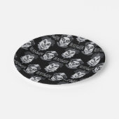 Creepy Clowns Spooky Halloween-Party Pappteller (Schrägansicht)