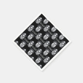 Creepy Clowns Spooky Halloween-Party Serviette (Ecke)