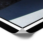 Creepy Concrete Carved Pumpkin Poster (Ecke)