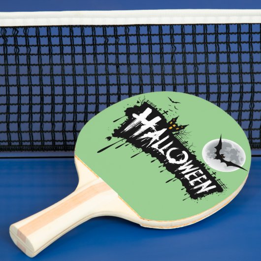 Creepy Court: Halloween-Ping Pong Paddle Tischtennis Schläger (InSitu)