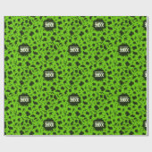 Creepy Crawlies Happy Halloween Add The Year Dark Geschenkpapier (Flach)