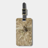 Creepy Crawly Spider Custom Luggage Tag Gepäckanhänger (Vorderseite vertikal)