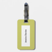 Creepy Crawly Spider Custom Luggage Tag Gepäckanhänger (Rückseite vertikal)