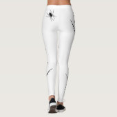Creepy Crawly Spiders Halloween Leggings (Rückseite)