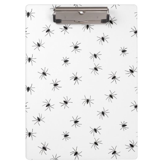 Creepy Crawly Spiders Klemmbrett (Vorderseite)