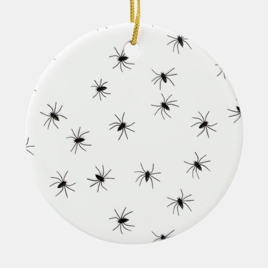 Creepy Crawly Spiders Ornament Runde (Vorne)