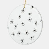 Creepy Crawly Spiders Ornament Runde (Links)