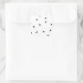 Creepy Crawly Spiders Quadratischer Aufkleber (Tasche)