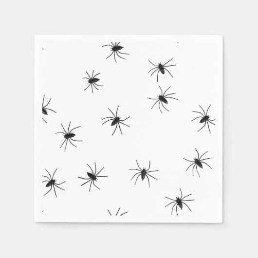 Creepy Crawly Spiders Serviette (Vorderseite)