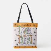 Creepy Critters Halloween Trick oder Behandeln Cus Tasche (Rückseite)