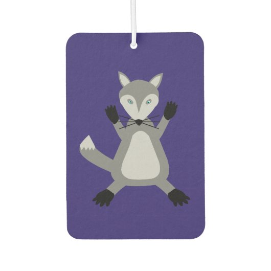 Creepy Cute Halloween Wolf Autolufterfrischer (Vorderseite)