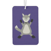 Creepy Cute Halloween Wolf Autolufterfrischer (Rückseite)