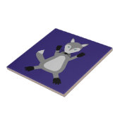 Creepy Cute Halloween Wolf Fliese (Seite)