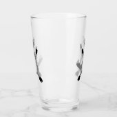 Creepy Cute Halloween Wolf Glas (Links)