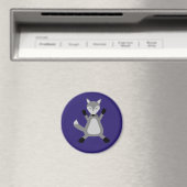 Creepy Cute Halloween Wolf Magnet (In Situ (Geschirrspüler))