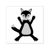Creepy Cute Halloween Wolf Permastempel (Design)