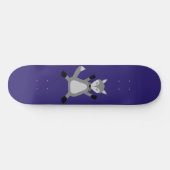 Creepy Cute Halloween Wolf Skateboard (Horizontal)