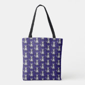 Creepy Cute Halloween Wolf Tasche (Rückseite)
