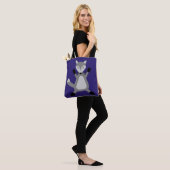 Creepy Cute Halloween Wolf Tasche (Am Model)