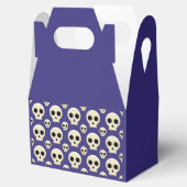 Creepy Cute Kawaii Goth Skull Pattern Geschenkschachtel (Geöffnet)