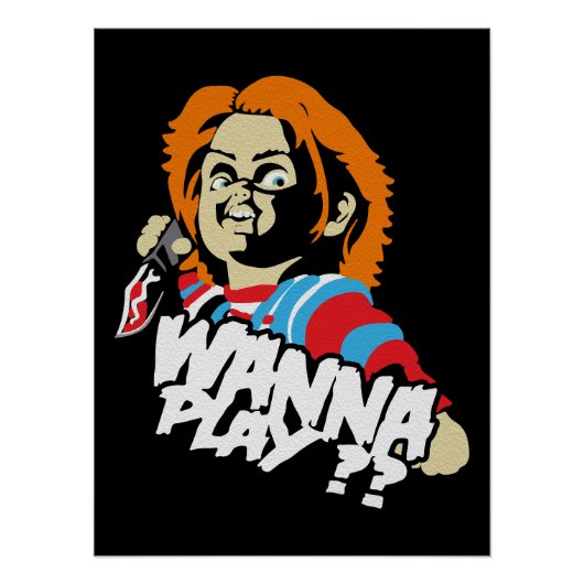 Creepy Dark Doll Wanna Play?! Poster (Vorderseite)