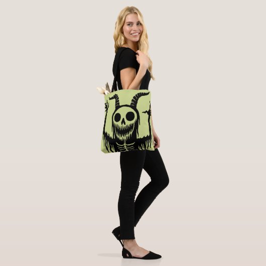 Creepy Demon Skull Tasche (Am Model)